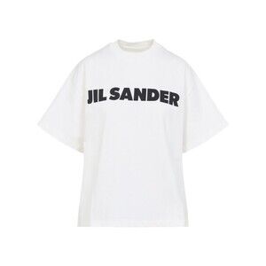 Jil Sander White Cotton Crew Neck T-Shirt - NWT